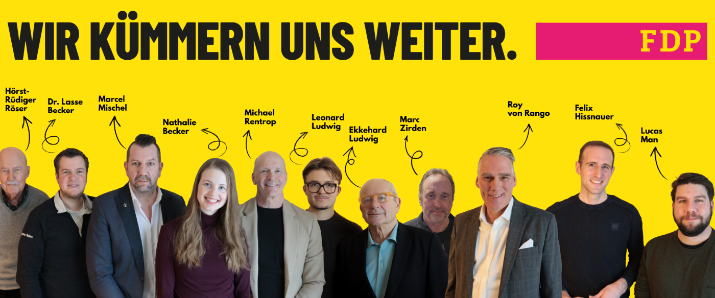 Banner mit Team Bierstadt, Igstadt, Kloppenheim und Hessloch